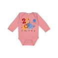 thumbnail image 1 of Inktastic Safari 2nd Birthday Boys or Girls Long Sleeve Baby Bodysuit, 1 of 5