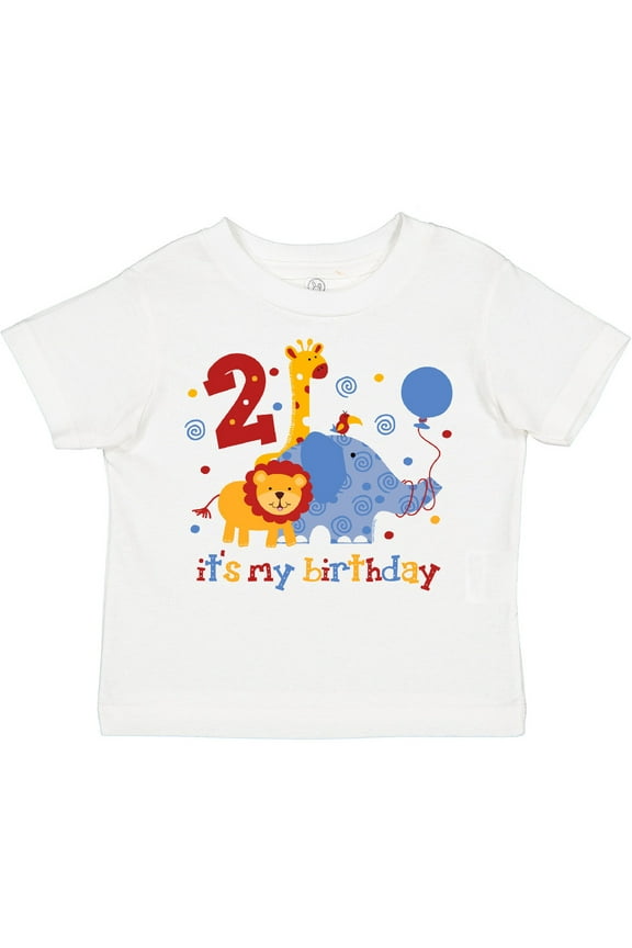 Safari 2nd Birthday Boys or Girls Toddler T-Shirt