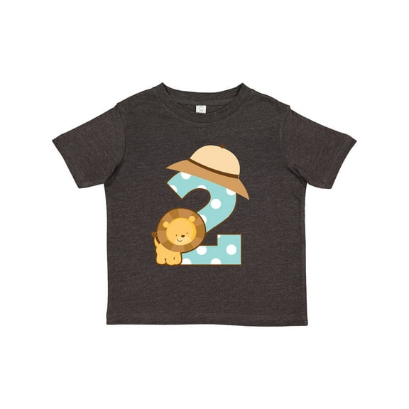 Inktastic Safari 2nd Birthday Lion Jungle Boys or Girls Toddler T-Shirt