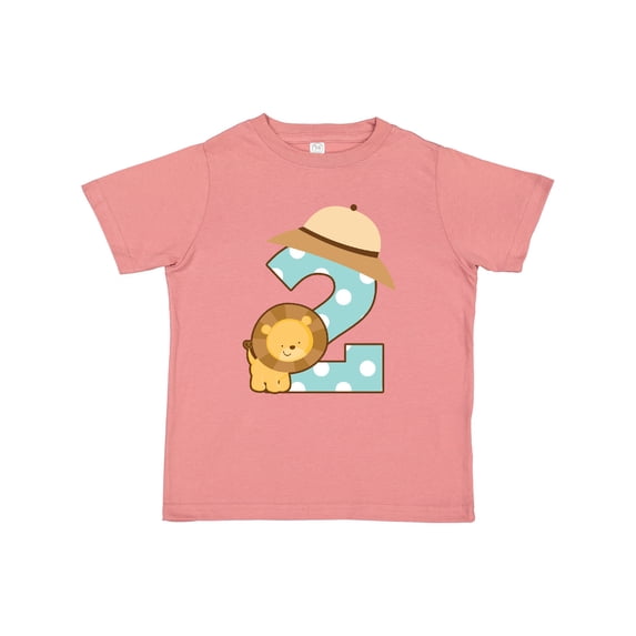 Inktastic Safari 2nd Birthday Lion Jungle Boys or Girls Toddler T-Shirt