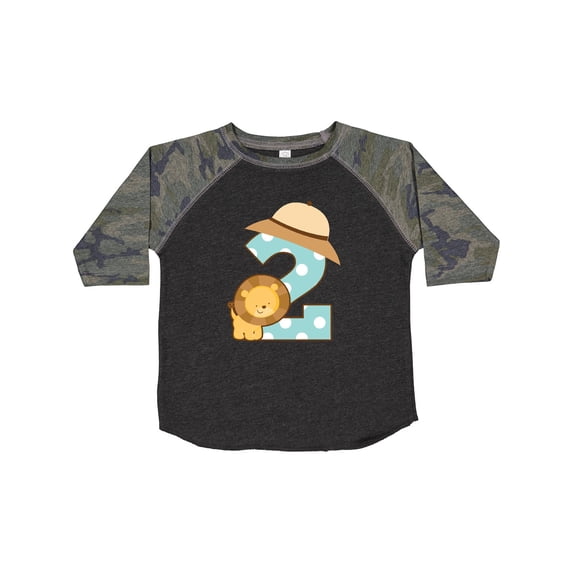 Inktastic Safari 2nd Birthday Lion Jungle Boys or Girls Toddler T-Shirt