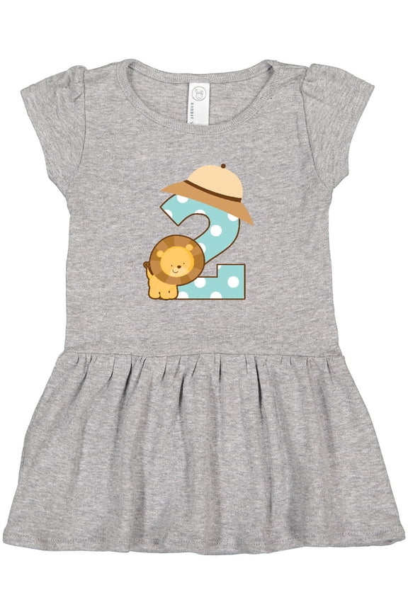 Safari 2nd Birthday Lion Jungle Girls Toddler Dress