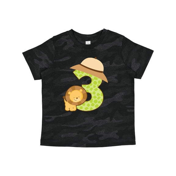 Inktastic Safari 3rd Birthday 3 Year Old Boys or Girls Toddler T-Shirt