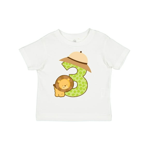 Inktastic Safari 3rd Birthday 3 Year Old Boys or Girls Toddler T-Shirt