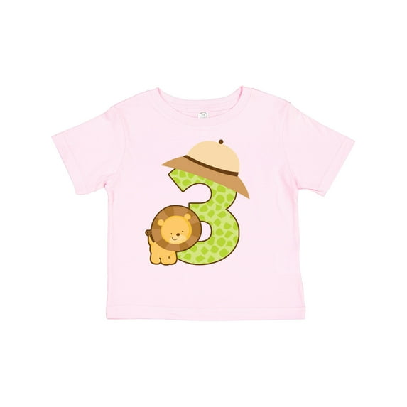Inktastic Safari 3rd Birthday 3 Year Old Boys or Girls Toddler T-Shirt