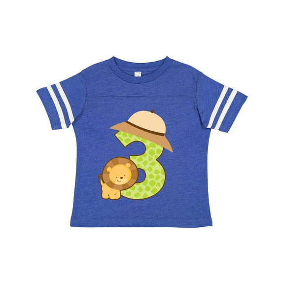 Inktastic Safari 3rd Birthday 3 Year Old Boys or Girls Toddler T-Shirt