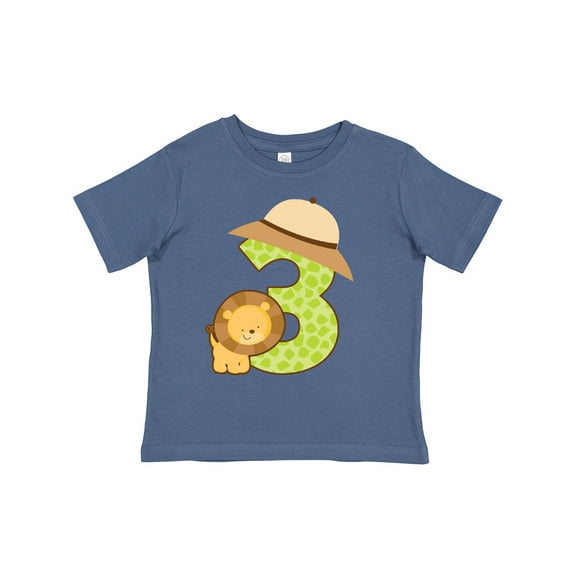 Inktastic Safari 3rd Birthday 3 Year Old Boys or Girls Toddler T-Shirt