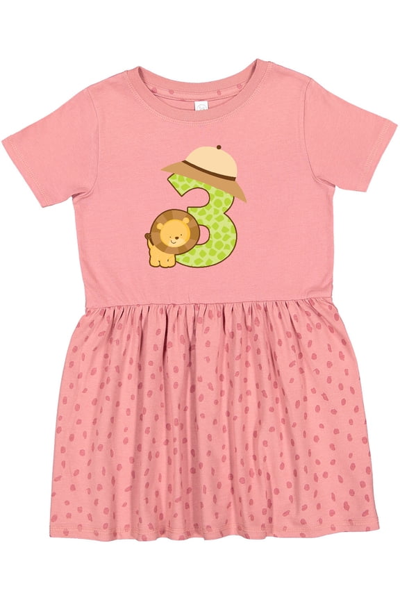 Safari 3rd Birthday 3 Year Old Girls Toddler Dress