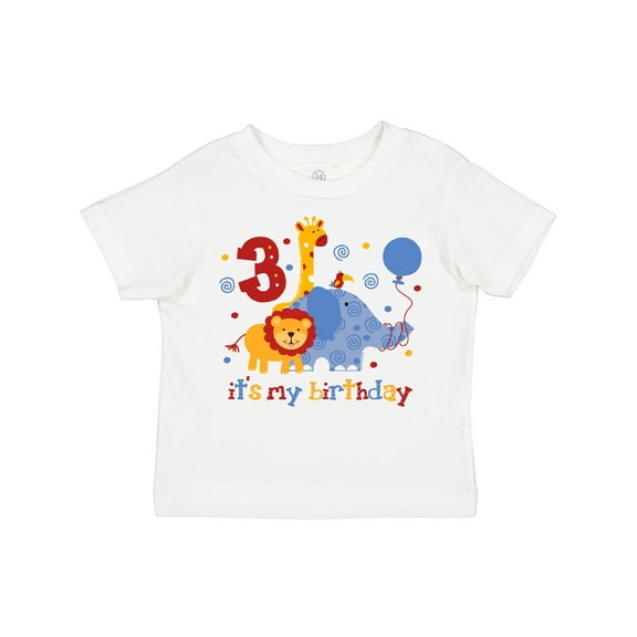 Inktastic Safari 3rd Birthday Boys or Girls Toddler T-Shirt