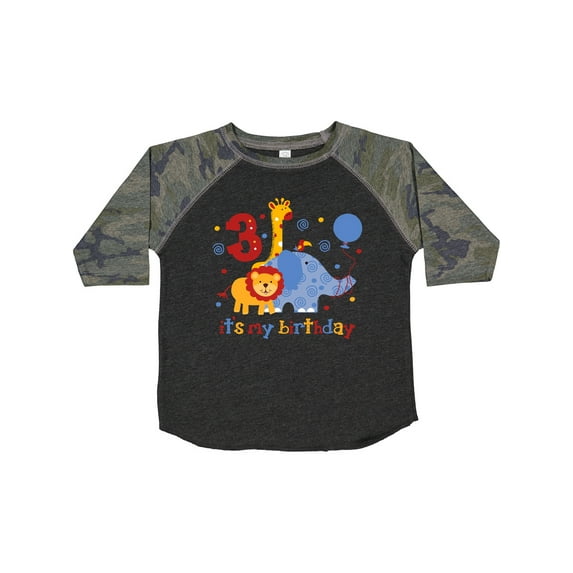 Inktastic Safari 3rd Birthday Boys or Girls Toddler T-Shirt