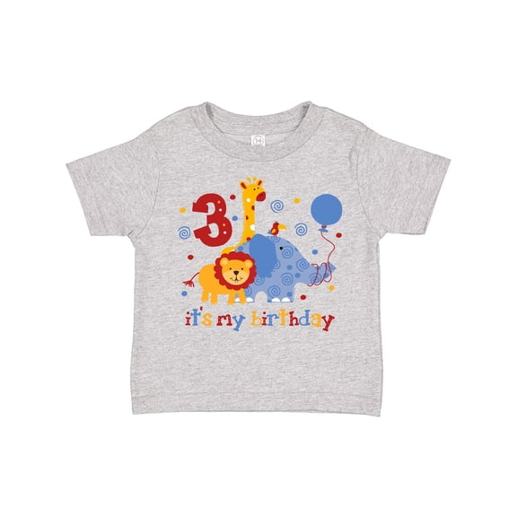 Inktastic Safari 3rd Birthday Boys or Girls Toddler T-Shirt