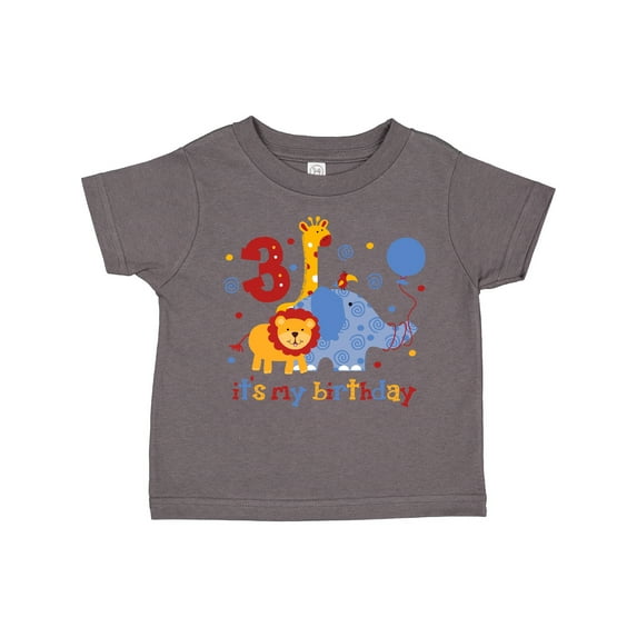 Inktastic Safari 3rd Birthday Boys or Girls Toddler T-Shirt