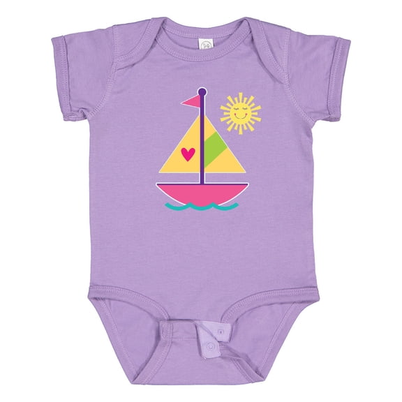 Inktastic Sailboat Girls Sailing Gift Girls Baby Bodysuit