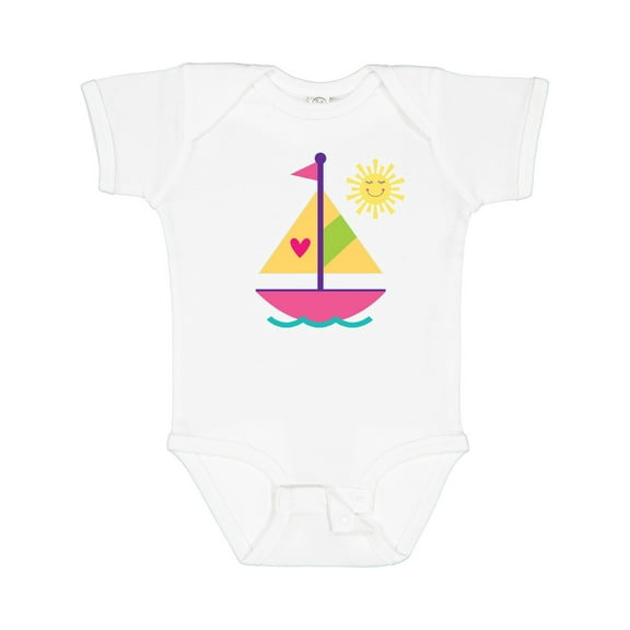 Inktastic Sailboat Girls Sailing Gift Girls Baby Bodysuit