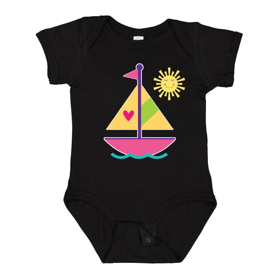 Inktastic Sailboat Girls Sailing Gift Girls Baby Bodysuit