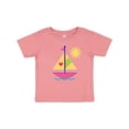 thumbnail image 1 of Inktastic Sailboat Girls Sailing Gift Girls Baby T-Shirt, 1 of 5