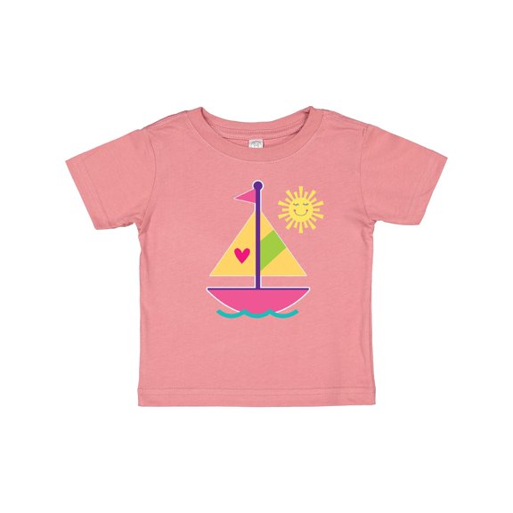 Inktastic Sailboat Girls Sailing Gift Girls Baby T-Shirt