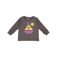 thumbnail image 1 of Inktastic Sailboat Girls Sailing Girls Long Sleeve Toddler T-Shirt, 1 of 5