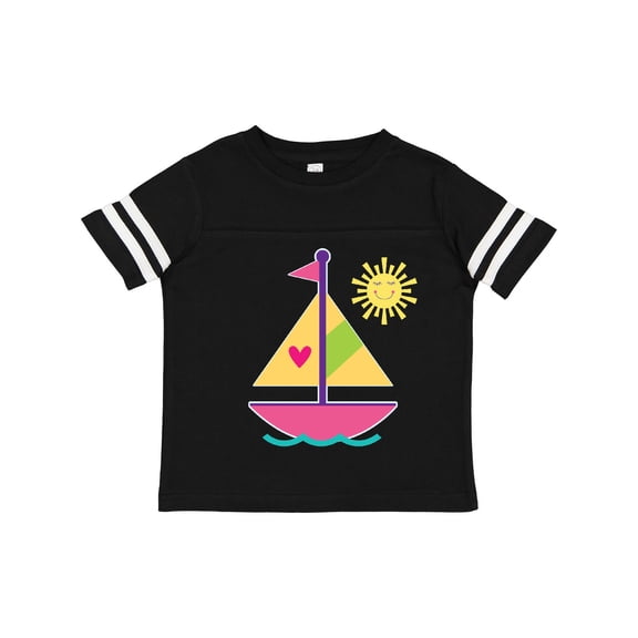 Inktastic Sailboat Girls Sailing Girls Toddler T-Shirt