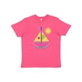thumbnail image 1 of Inktastic Sailboat Girls Sailing Gift Youth T-Shirt, 1 of 5