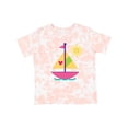 thumbnail image 1 of Inktastic Sailboat Girls Sailing Girls Toddler T-Shirt, 1 of 5