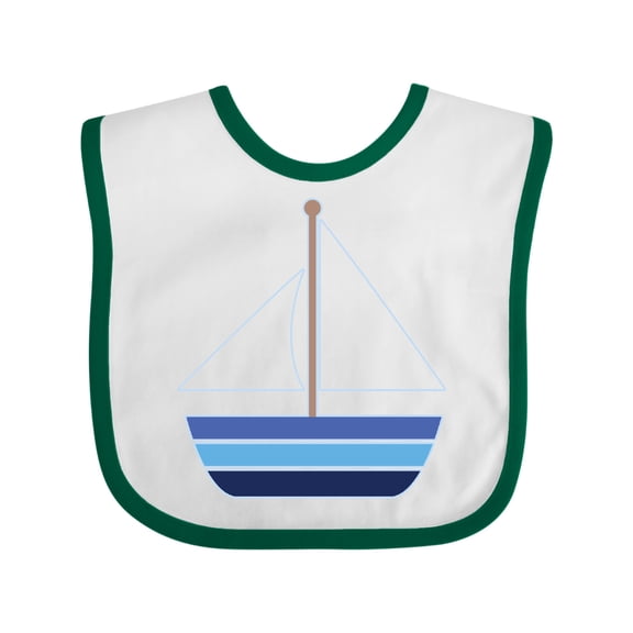 Inktastic Sailboat Nautical Sailing Boys or Girls Baby Bib