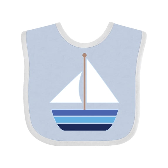 Inktastic Sailboat Nautical Sailing Boys or Girls Baby Bib