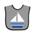 thumbnail image 1 of Inktastic Sailboat Nautical Sailing Boys or Girls Baby Bib, 1 of 4