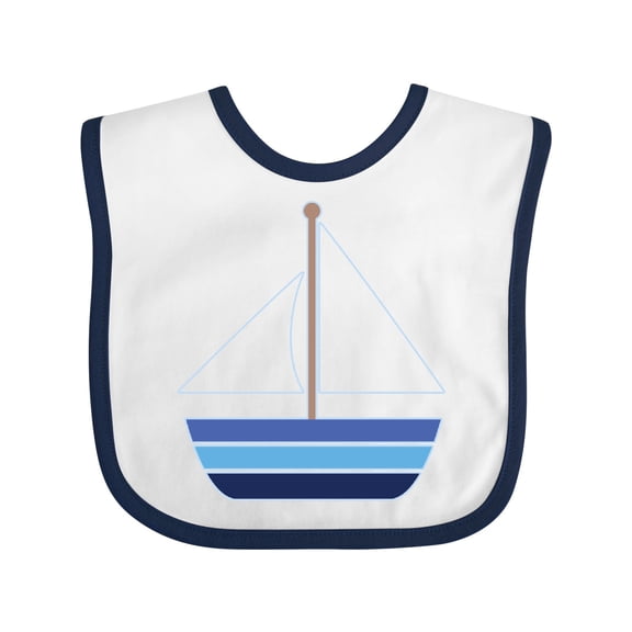 Inktastic Sailboat Nautical Sailing Boys or Girls Baby Bib