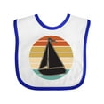 thumbnail image 1 of Inktastic Sailboat Vintage Nautical Sailing Boys or Girls Baby Bib, 1 of 4