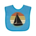 thumbnail image 1 of Inktastic Sailboat Vintage Nautical Sailing Boys or Girls Baby Bib, 1 of 4