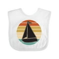 thumbnail image 1 of Inktastic Sailboat Vintage Nautical Sailing Boys or Girls Baby Bib, 1 of 4