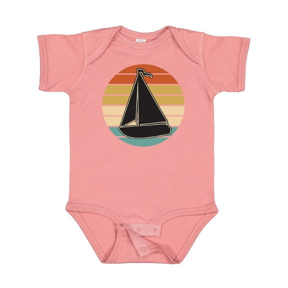 Inktastic Sailboat Vintage Nautical Sailing Boys or Girls Baby Bodysuit