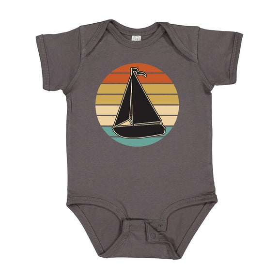 Inktastic Sailboat Vintage Nautical Sailing Boys or Girls Baby Bodysuit