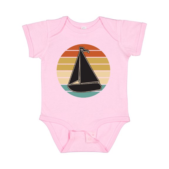 Inktastic Sailboat Vintage Nautical Sailing Boys or Girls Baby Bodysuit
