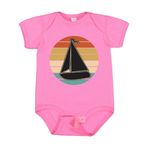 Inktastic Sailboat Vintage Nautical Sailing Boys or Girls Baby Bodysuit