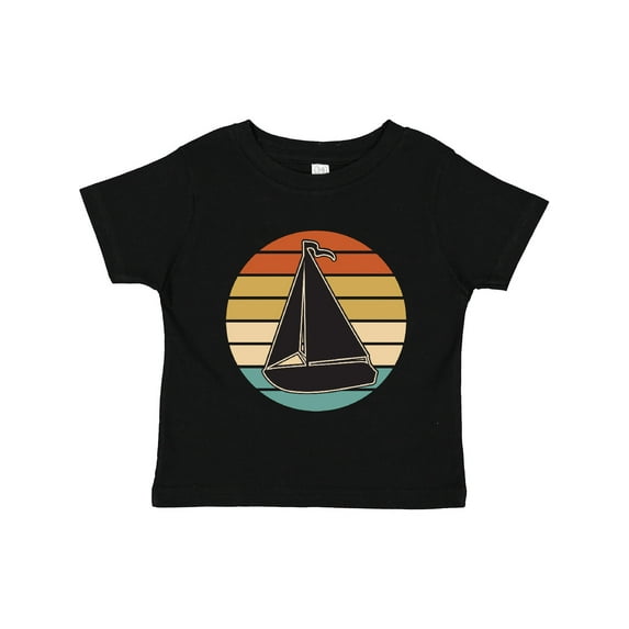 Inktastic Sailboat Vintage Nautical Sailing Boys or Girls Toddler T-Shirt