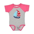 thumbnail image 1 of Inktastic Sailing Boat, Sailor, Sailing, Sails, Boat, Ship Boys Baby Bodysuit, 1 of 5
