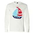 thumbnail image 1 of Inktastic Sailing Boat, Sailor, Sailing, Sails, Boat, Ship Long Sleeve T-Shirt, 1 of 5