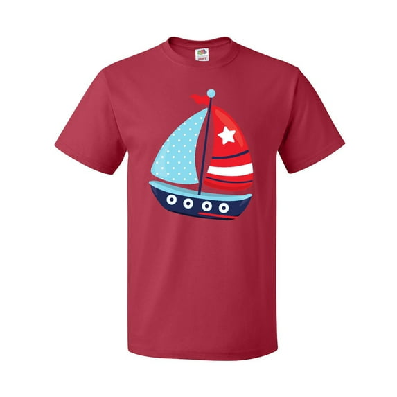 Inktastic Sailing Boat, Sailor, Sailing, Sails, Boat, Ship T-Shirt
