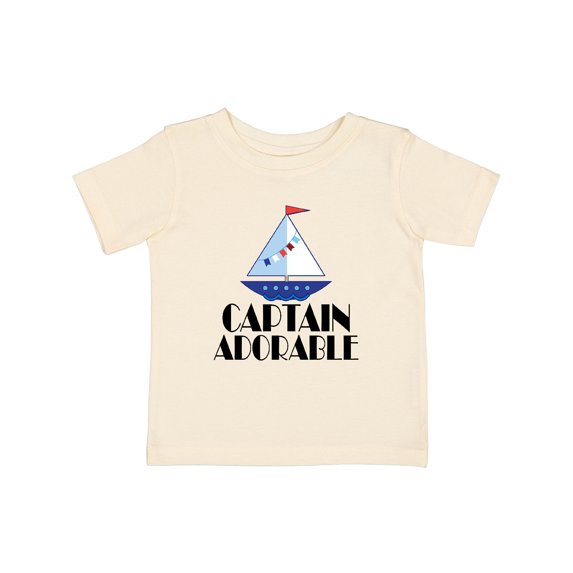 Inktastic Sailing Captain Adorable Nautical Boys Baby T-Shirt