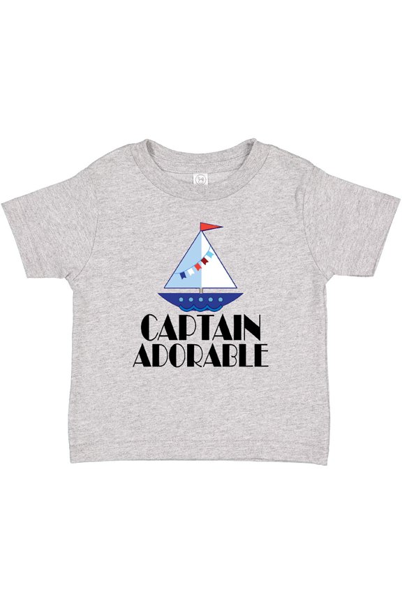 Sailing Captain Adorable Nautical Boys Baby T-Shirt
