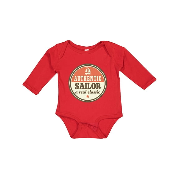 Inktastic Sailing Gift for Sailor Sailboat Boys or Girls Long Sleeve Baby Bodysuit