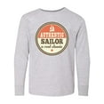 thumbnail image 1 of Inktastic Sailing Gift for Sailor Sailboat Long Sleeve Youth T-Shirt, 1 of 5