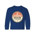 thumbnail image 1 of Inktastic Sailing Gift for Sailor Sailboat Long Sleeve Youth T-Shirt, 1 of 5