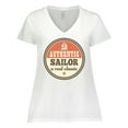 thumbnail image 1 of Inktastic Sailing Gift for Sailor Sailboat Women's Plus Size V-Neck T-Shirt, 1 of 5