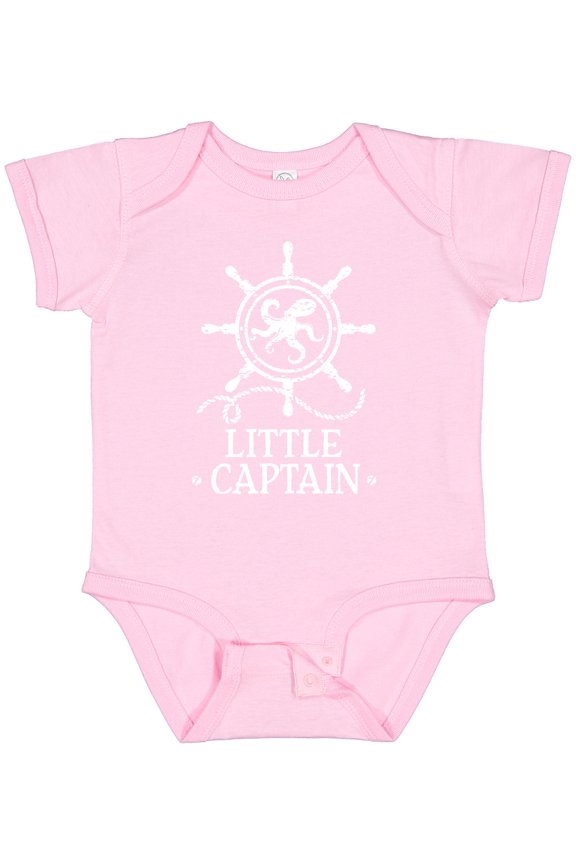 Sailing Maritime Little Captain Boys or Girls Baby Bodysuit