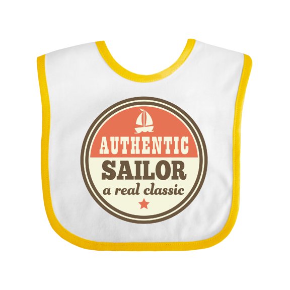 Inktastic Sailing for Sailor Sailboat Boys or Girls Baby Bib