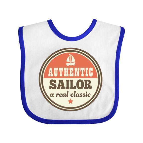 Inktastic Sailing for Sailor Sailboat Boys or Girls Baby Bib