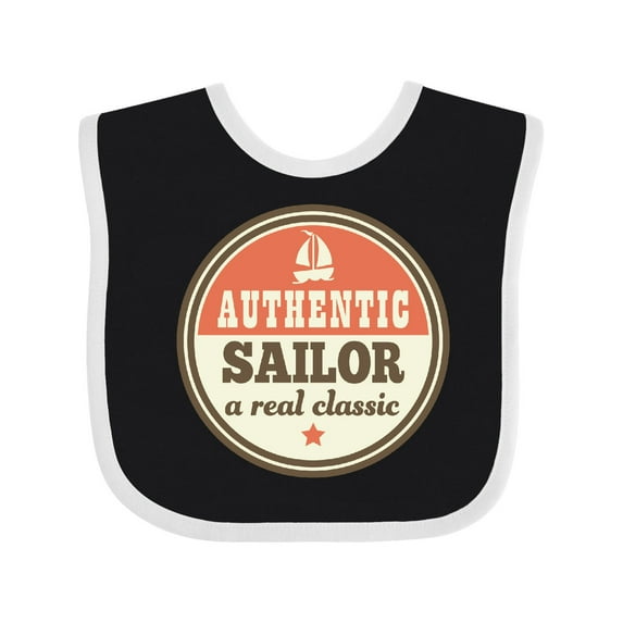 Inktastic Sailing for Sailor Sailboat Boys or Girls Baby Bib